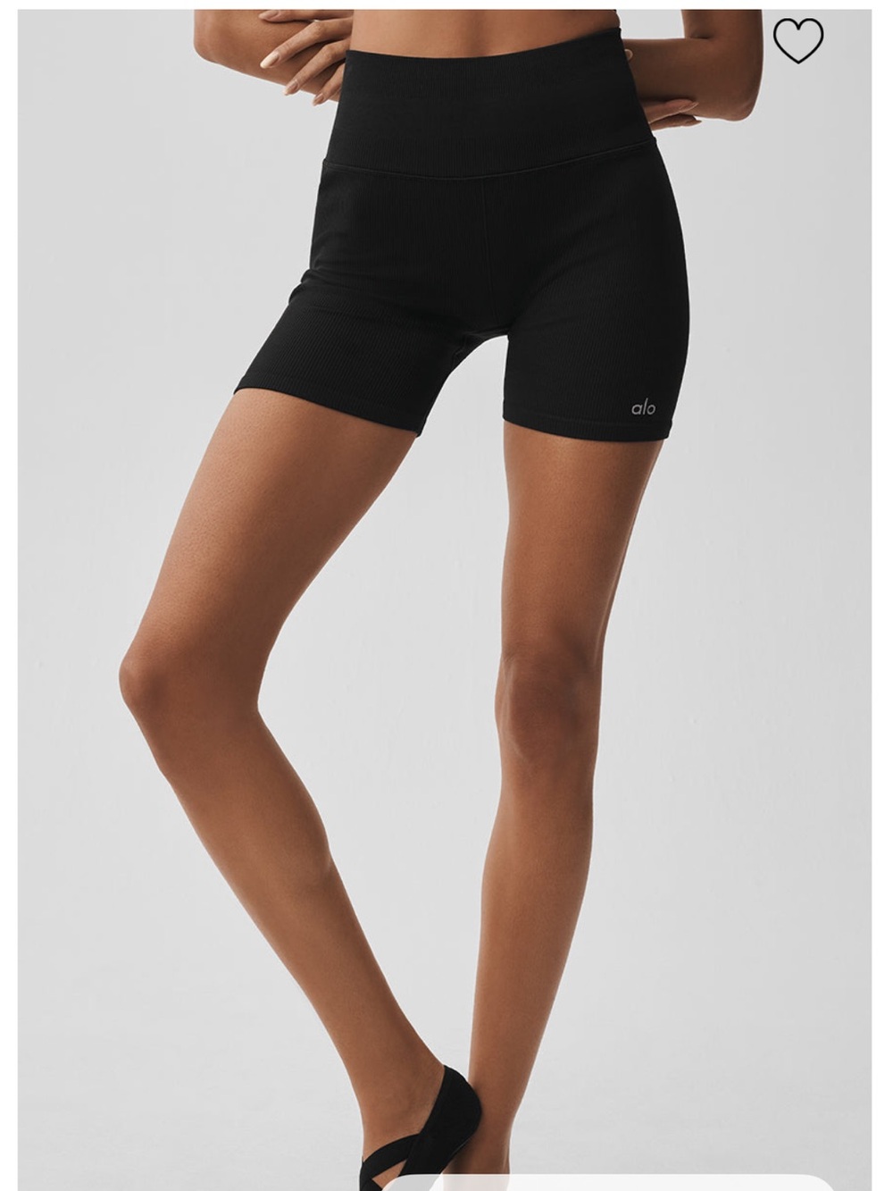Alo Yoga 5” Seamless Ribbed Favorite Short